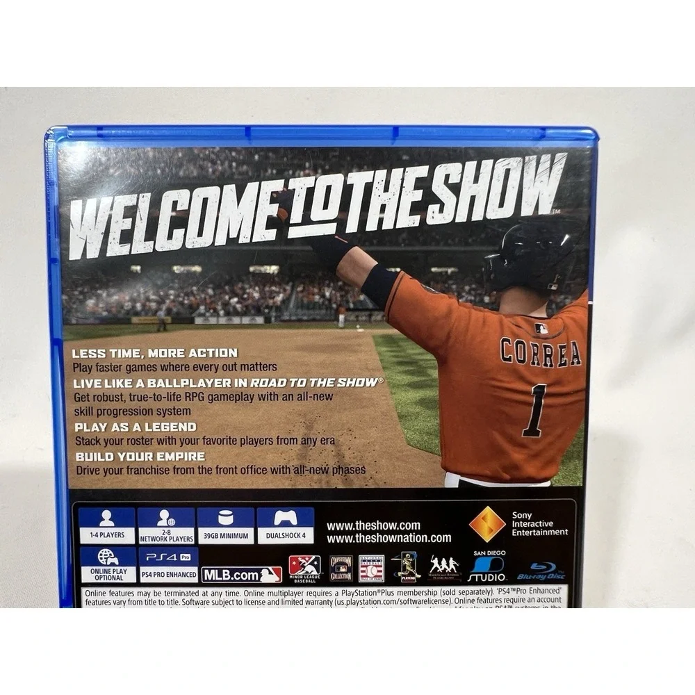 MLB The Show 18 PS4‎ Baseball Video Game PlayStation 4 Complete Tested